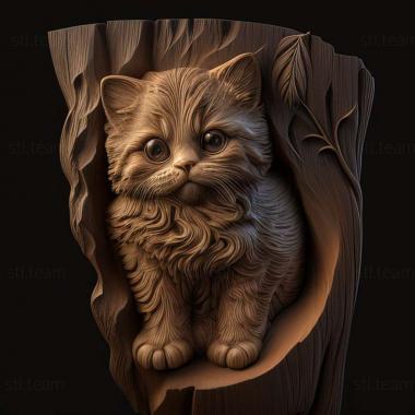 3D model kitty (STL)